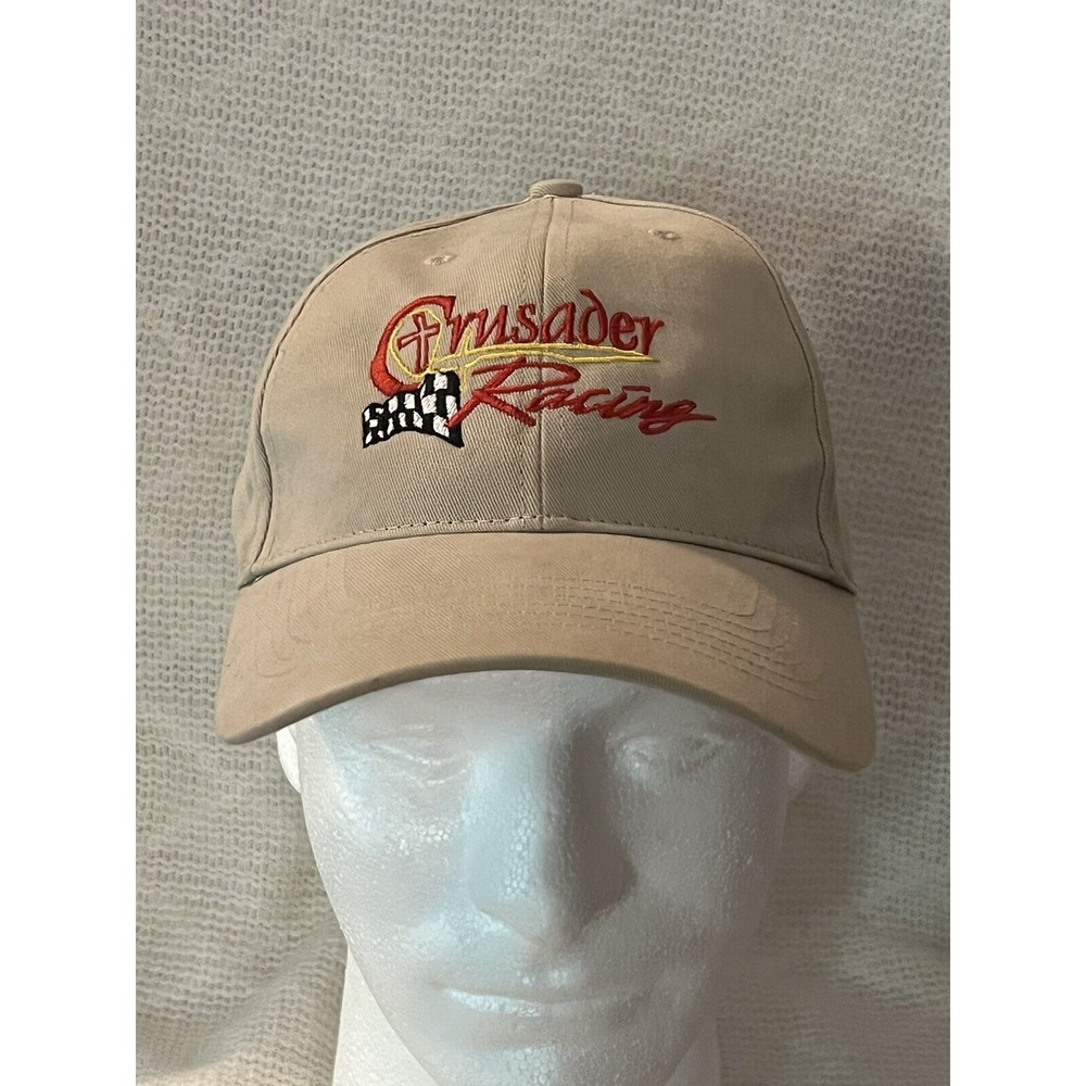 Crusader Racing Hat‎ by Richards Adjustable Strapback Cross Christian